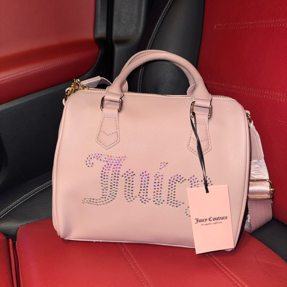 Juicy Couture Light Pink Satchel with Logo Strap - Picture 3 of 5